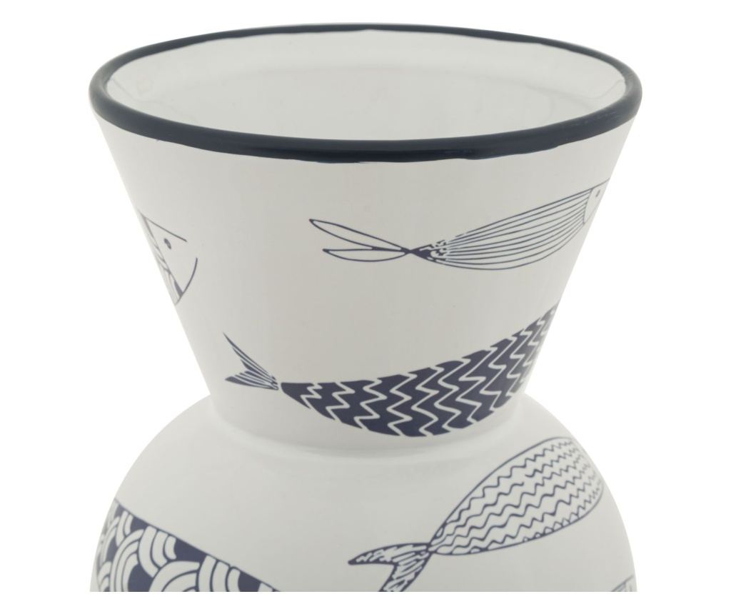 Vaza Fish Bijela 14 cm - 2
