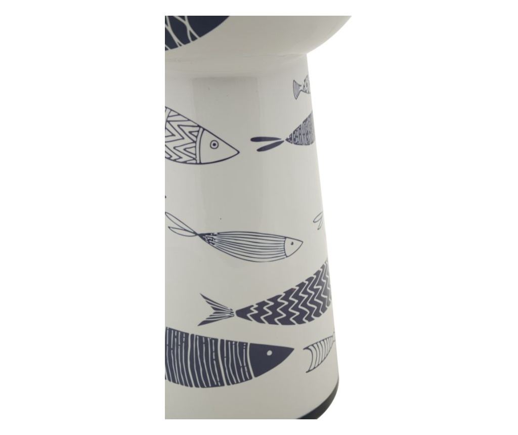 Vaza Fish Bijela 14 cm - 4