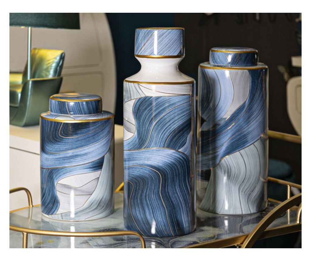 Vaza Elegant Blue 14 cm - 6