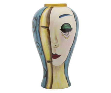 Váza umění obličej cm ø 28x50