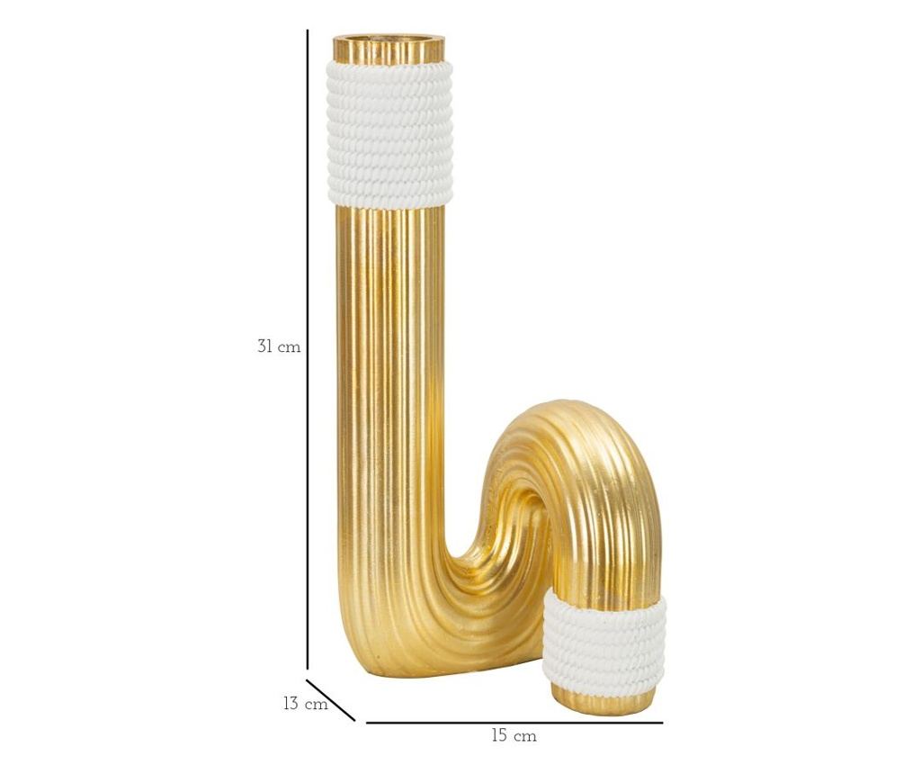 Vaza Bann Zlatna 16 cm - 11