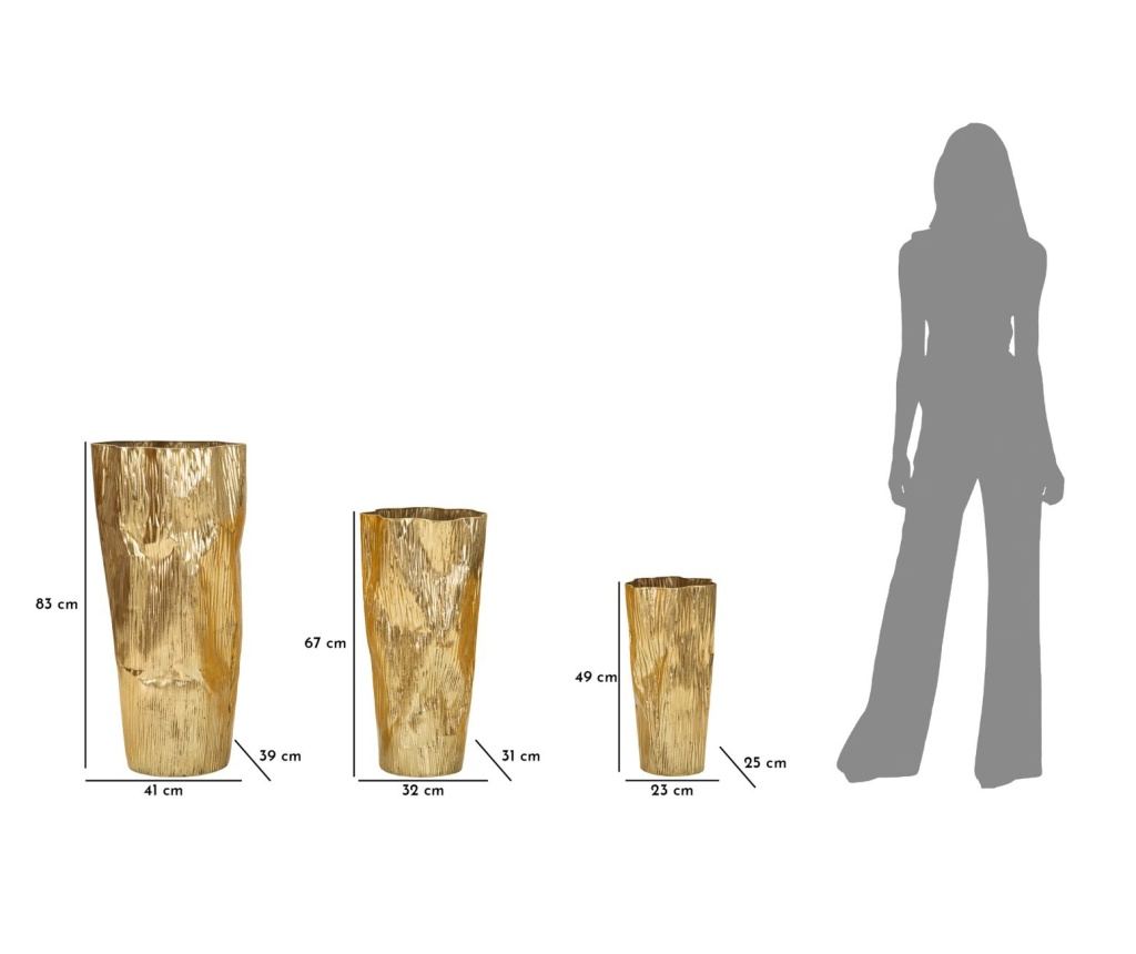 Vaza Gloty Gold 41 cm (3 kom) - 7