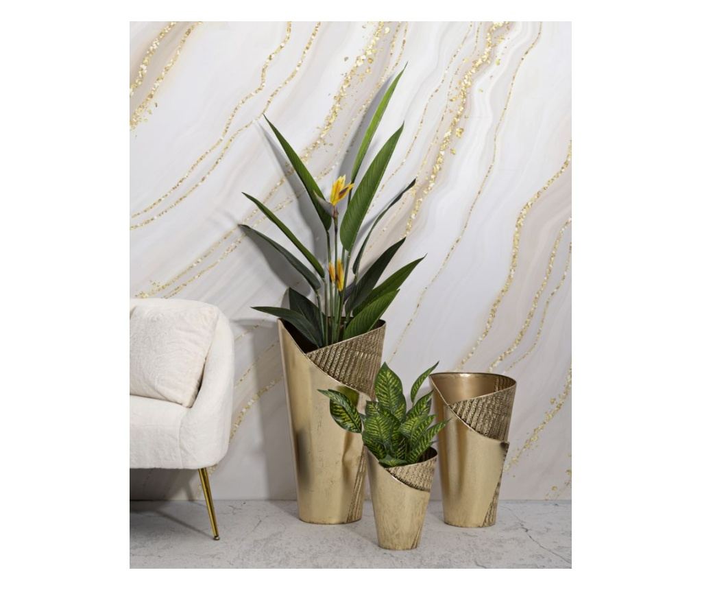 Vaza Flossy Gold 39 cm (3 kom) - 7