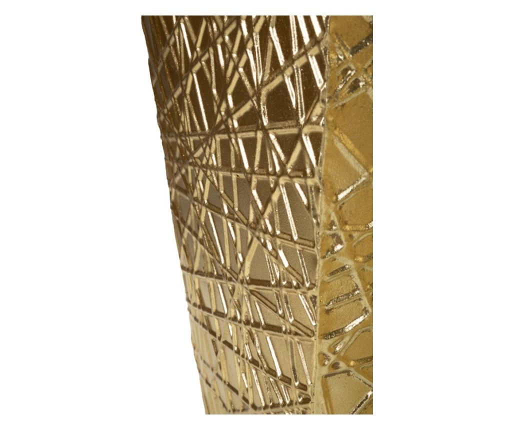 Vaza Kvadratna Zlatna 34 cm (2 kom) - 6