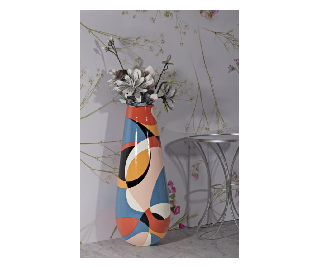 Vaza Rubic plava 37 cm - 5