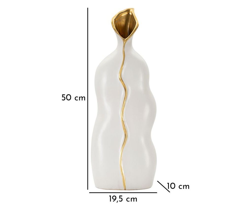 Vaza Uma Bijela 20 cm - 6