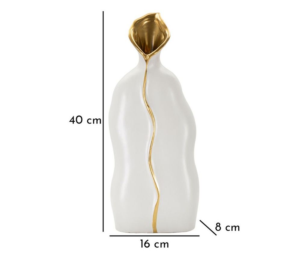 Vaza Uma Bijela 16 cm - 6