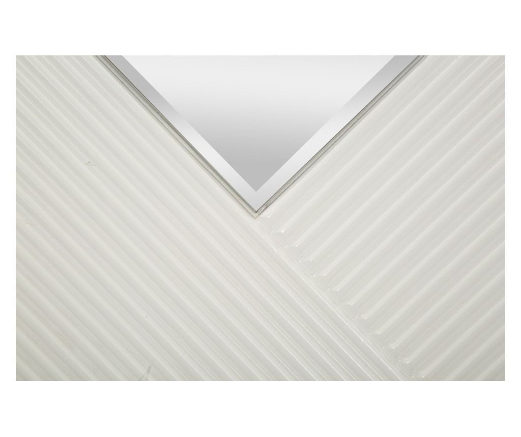 Zidno ogledalo Tolosa bijelo 80 cm - 3