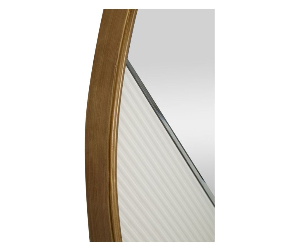 Zidno ogledalo Tolosa bijelo 80 cm - 5