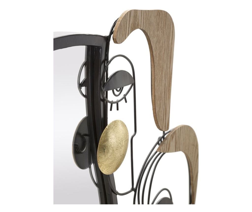 Zidno ogledalo Picassy crno 83 cm - 3