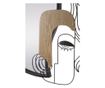 Zidno ogledalo Picassy crno 83 cm thumbnail 4