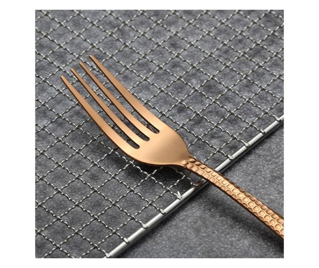 Set Tacâmuri din Inox 30 Piese Grunberg Roz / Auriu Premium