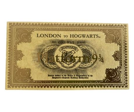 Bagheta Magica Harry Potter, Interior Otel, 36cm, Kama, Bilet de Tren catre Lumea Magica, Semn de Carte THK®