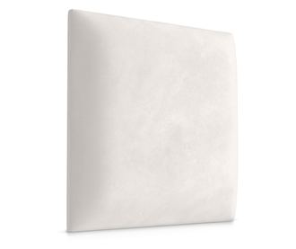Čalouněný dekorativní a izolační panel 3D Smetanový Náměstí 40x40  40x40