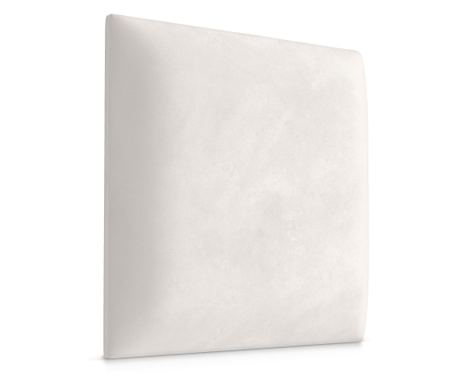 Čalouněný dekorativní a izolační panel 3D Smetanový Náměstí 40x40  40x40