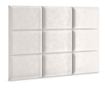 Čalouněný dekorativní a izolační panel 3D Smetanový Obdélník 60x40 60x40