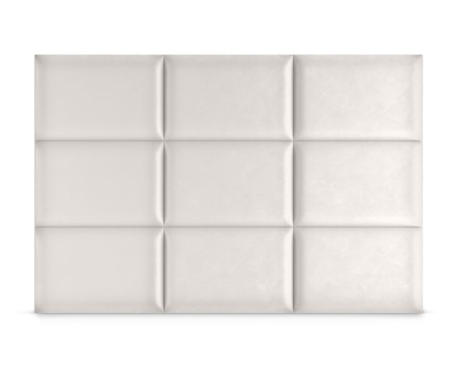Čalouněný dekorativní a izolační panel 3D Smetanový Obdélník 60x40  60x40