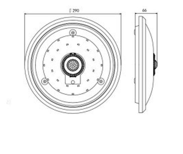 Aplica LED BR-BC15-00300, cu senzor de miscare, 15W, 820lm, lumina calda, alba+transparenta, IP20, Braytron