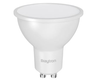 Bec led GU10 5W (50W) Braytron, 110 grade, 430 lm, lumina calda (2700K), mat, clasa energetica F