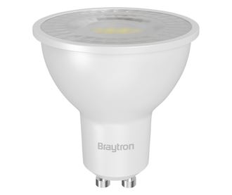 Bec led GU10 7W (75W), 580 lm, 38 grade, lumina neutra (4000K), clar, Braytron