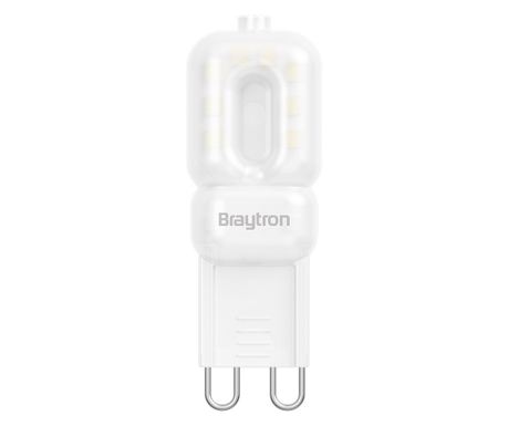 Bec led 2.5W G9 360grade 220V, Braytron, lumina calda