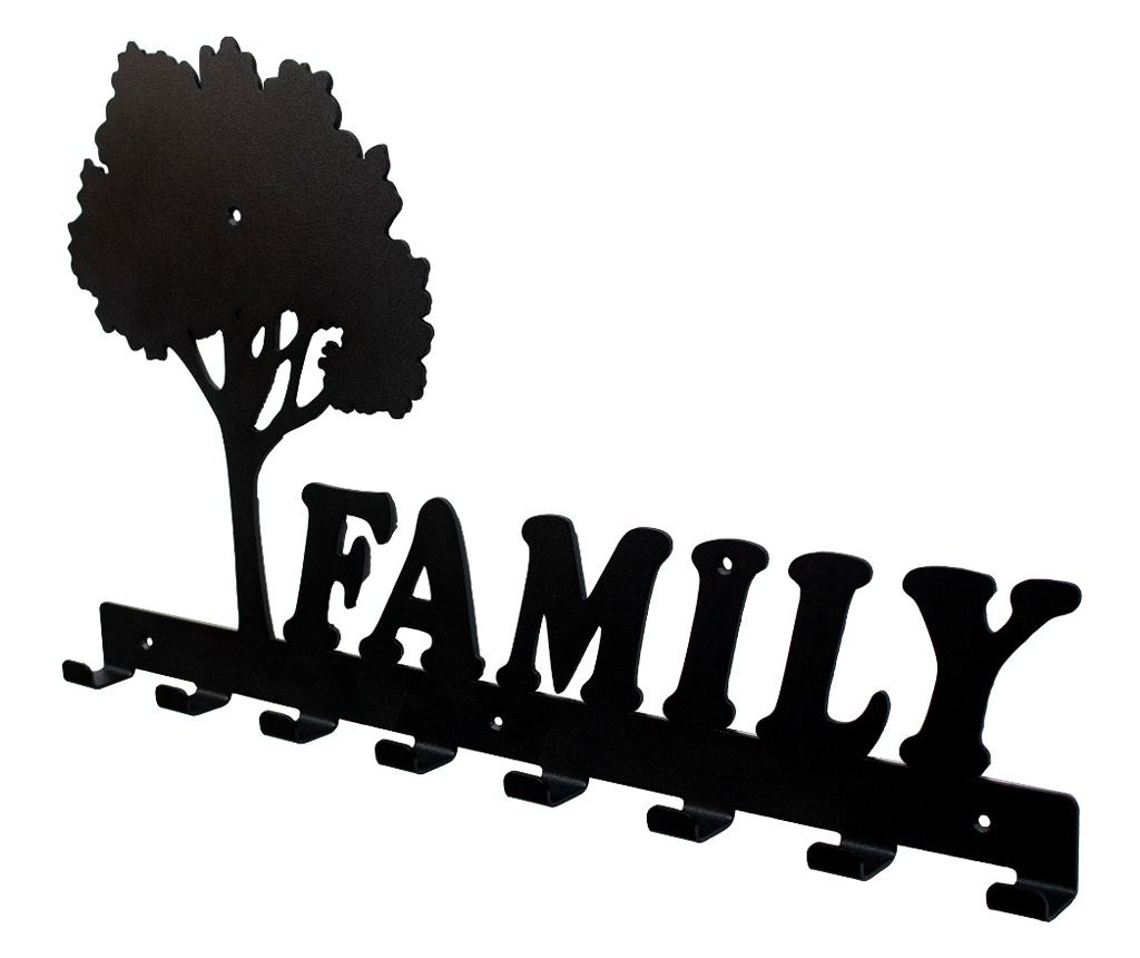 Családfa fém fogas 8 akasztóval - 2