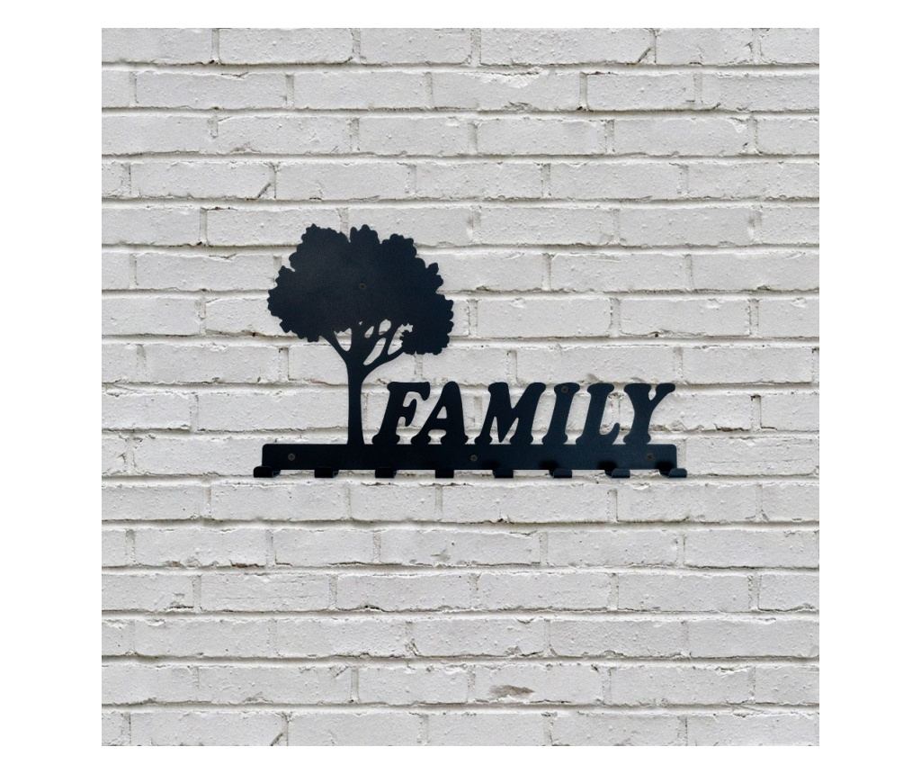 Családfa fém fogas 8 akasztóval - 3