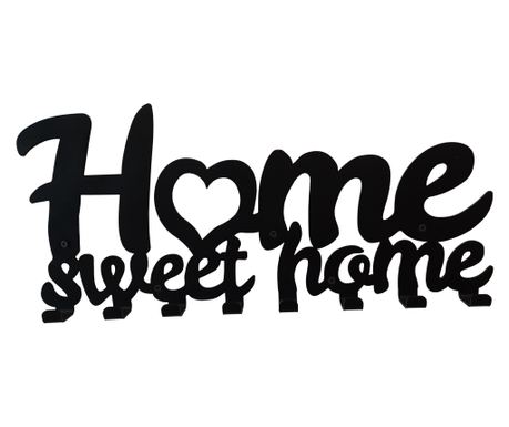 Cuier metalic Home Sweet Home