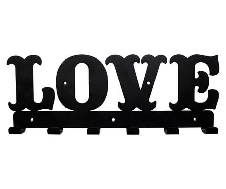 Cuier metalic Love