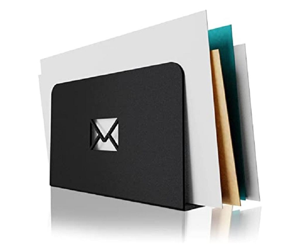 Levél tartó, 15x6cm, acél, fekete - 6