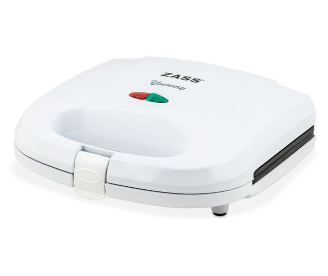 Sandwich-maker Zass ZSM 01, 750W, Alb