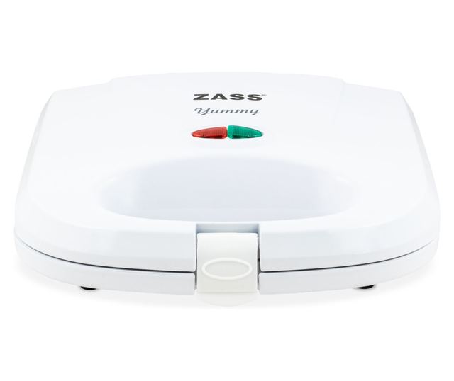 Sandwich-maker Zass ZSM 01, 750W, Alb