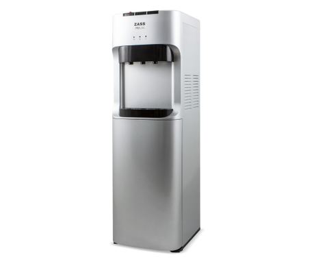 Dozator apa de podea cu compresor Zass ZWD 20 C Silver cu amplasarea bidonului la baza, Apa calda/Apa rece