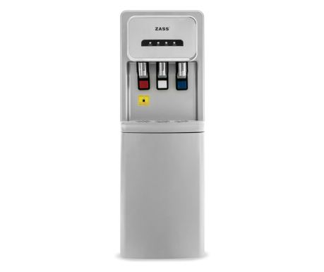 Dozator de apa de podea ZASS ZWD 25 WF Argintiu, Putere 500W, Cu filtrare, Racire cu compresor, Apa calda/rece, Culoare Argintiu