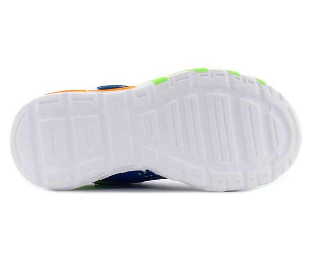 Pantofi pentru copii Skechers Flex - Glow Bolt, albastru intermitent