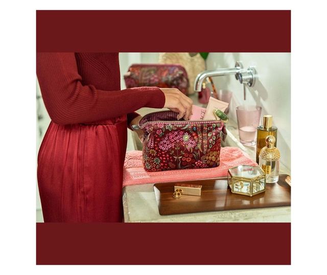 Torba za kozmetiku, Purse Medium, Pip Studio, Crvena, 22.5x9.5x15 cm, kolekcija Querida