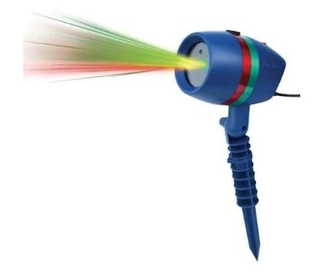 Laserový projektor pro velké plochy, zeleno-červené LED diody