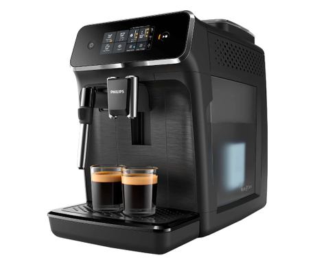 Automatski aparat za espresso Philips s dodirnim zaslonom, 1,8 L, 15 bara, AquaClean, sustav za pjenjenje mlijeka, 2 napitka, cr