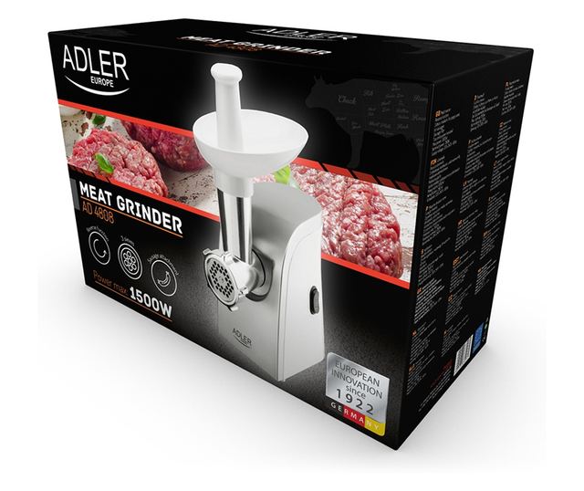 Месомелачка 1500W със сито за кълцане