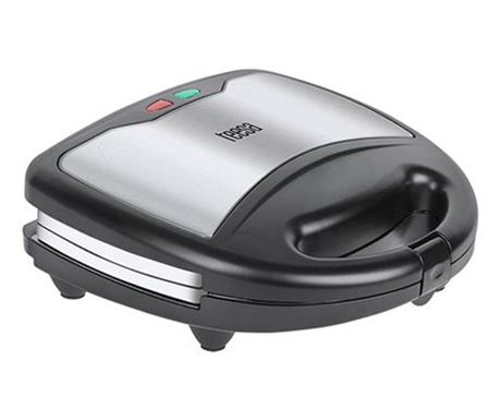 Aparat za sendviče Keramički 3u1 800W Roštilj Vafli Sendvič Crno/Sivo.