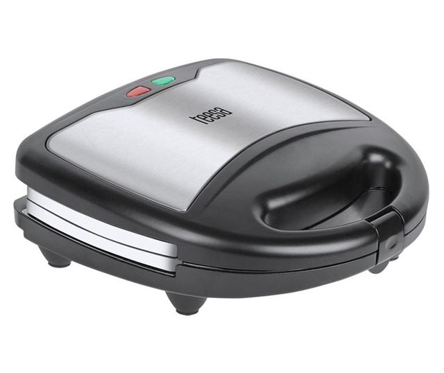 Aparat za sendviče Keramički 3u1 800W Roštilj Vafli Sendvič Crno/Sivo.