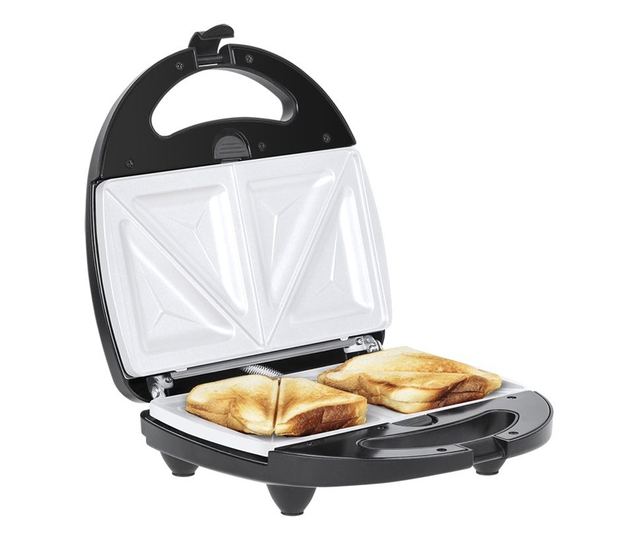 Aparat za sendviče Keramički 3u1 800W Roštilj Vafli Sendvič Crno/Sivo.
