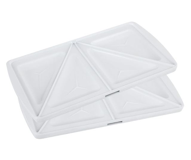 Aparat za sendviče Keramički 3u1 800W Roštilj Vafli Sendvič Crno/Sivo.