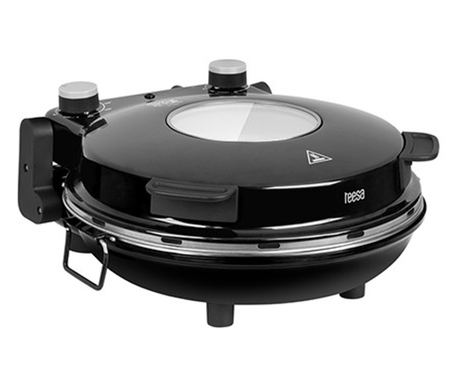 Фурна за пица Supreme, 1200 W, контрол на температурата, черна
