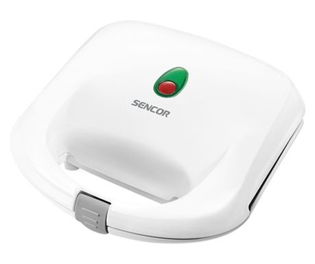 Izdelovalec sendvičev z močjo in predelki bel kvadrat