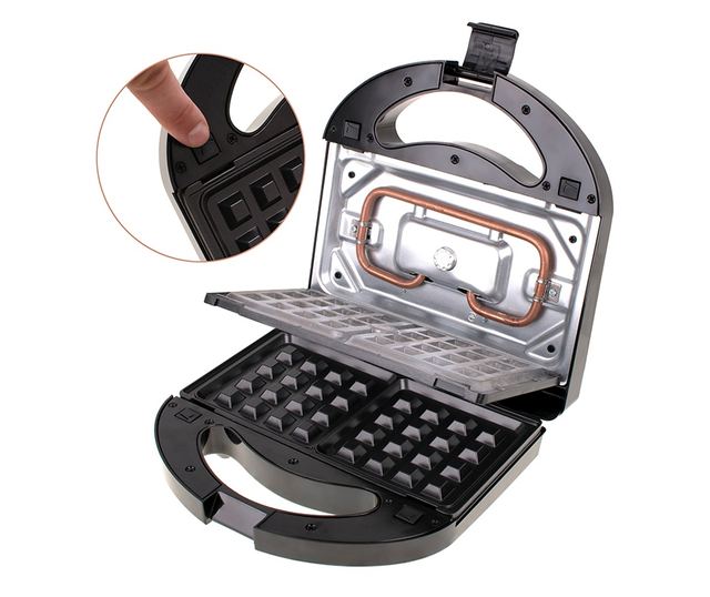 Sandwich Maker 3-in-1 Mesko: Multifunctional si Usor de Folosit