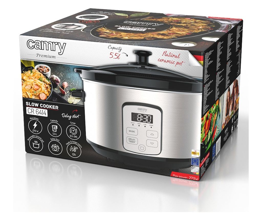 Crock-Pot Wolnowar 4.7l - Camry CR 6414 - 5