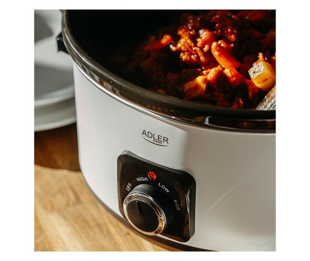 Multicooker Adler LCD 18 programa, 6l, 2400W, bijela