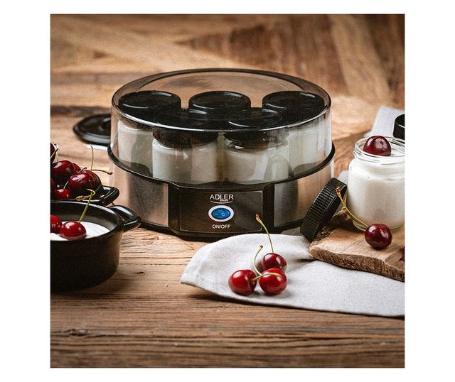 Proizvod Aparat za Jogurt Staklene Tegle 7 X200 Ml Adler
