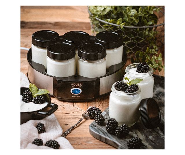 Proizvod Aparat za Jogurt Staklene Tegle 7 X200 Ml Adler
